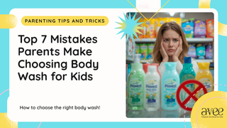 Avee kids body wash blog on mistakes to avoid while choosing body wash for kids