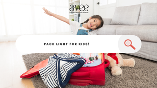 pack light for travel with kids